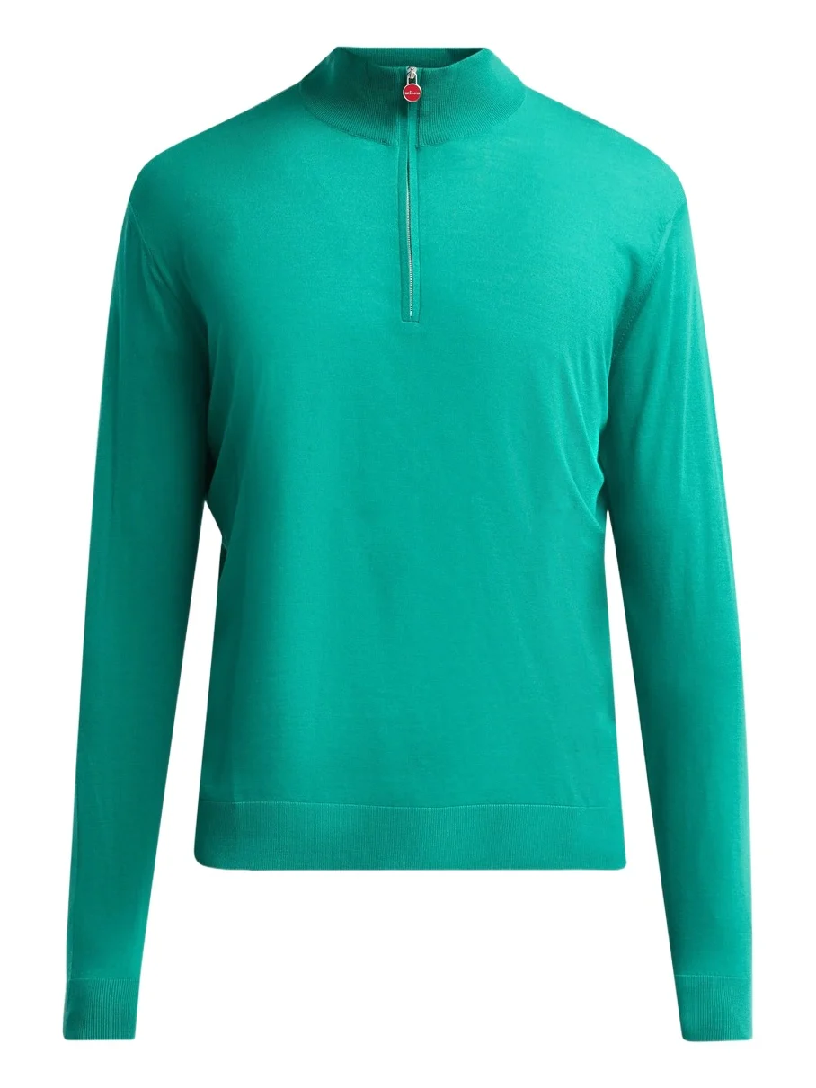 Kiton Men's Wool Mock Turtleneck Sweater