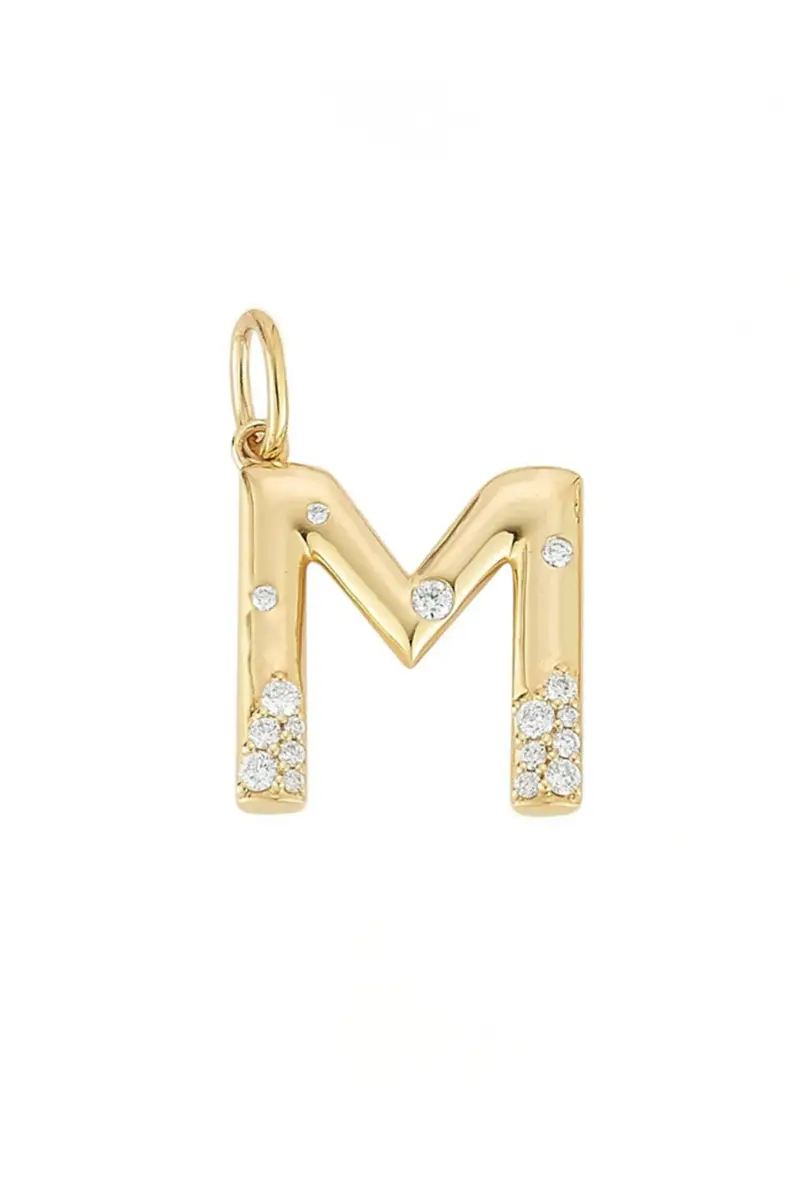 DANA REBECCA DESIGNS Diamond Cynthia Rose Initial Charm | Thumbnail 4