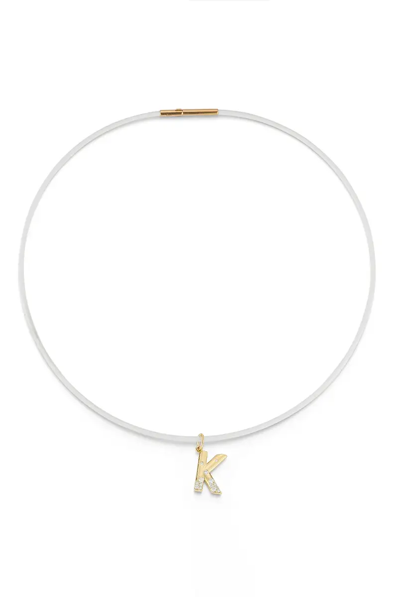 DANA REBECCA DESIGNS Diamond Cynthia Rose Initial Charm | Thumbnail 7