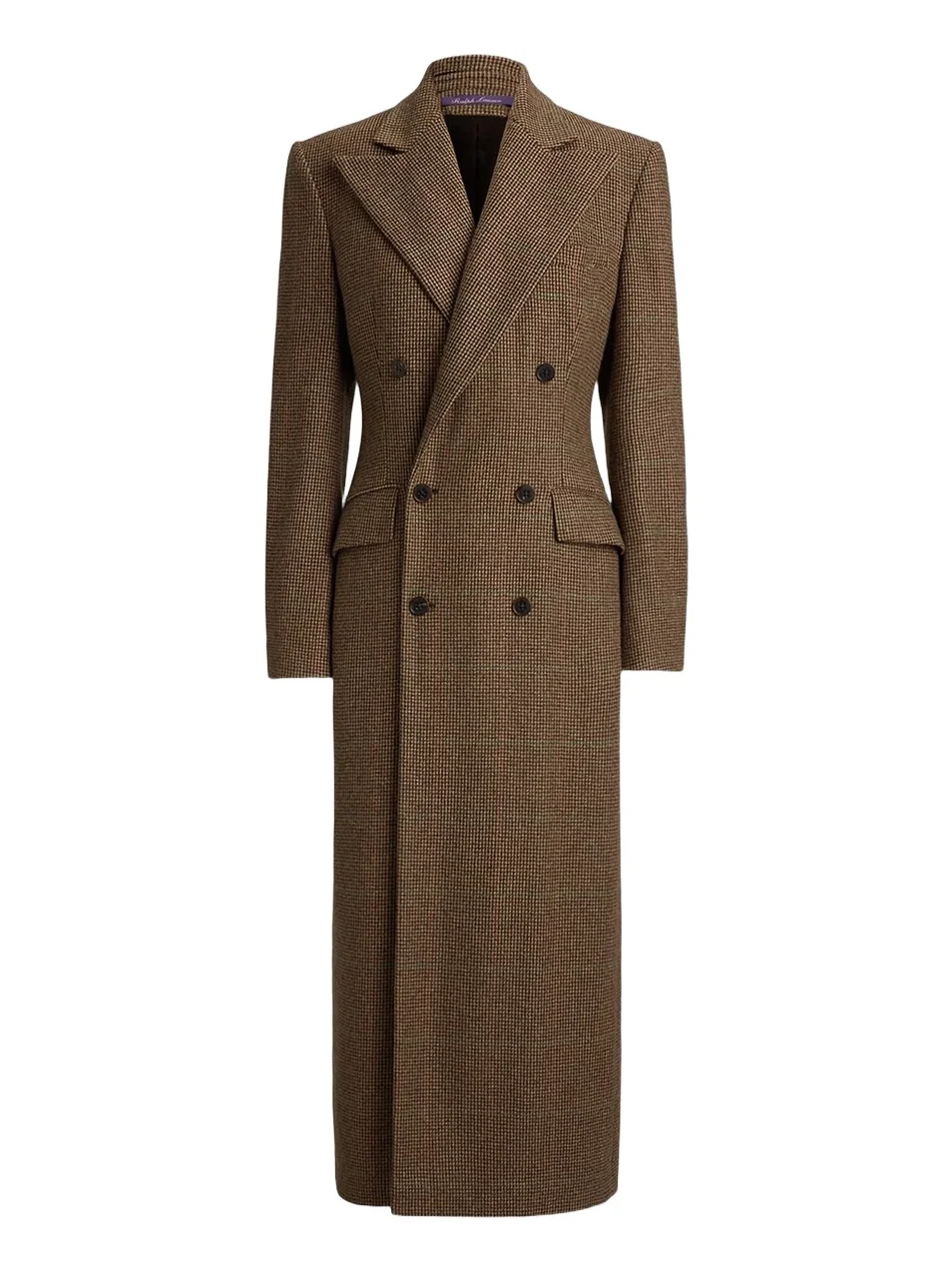 Ralph Lauren Collection Women's Affton Houndstooth Cashmere-Wool Overcoat