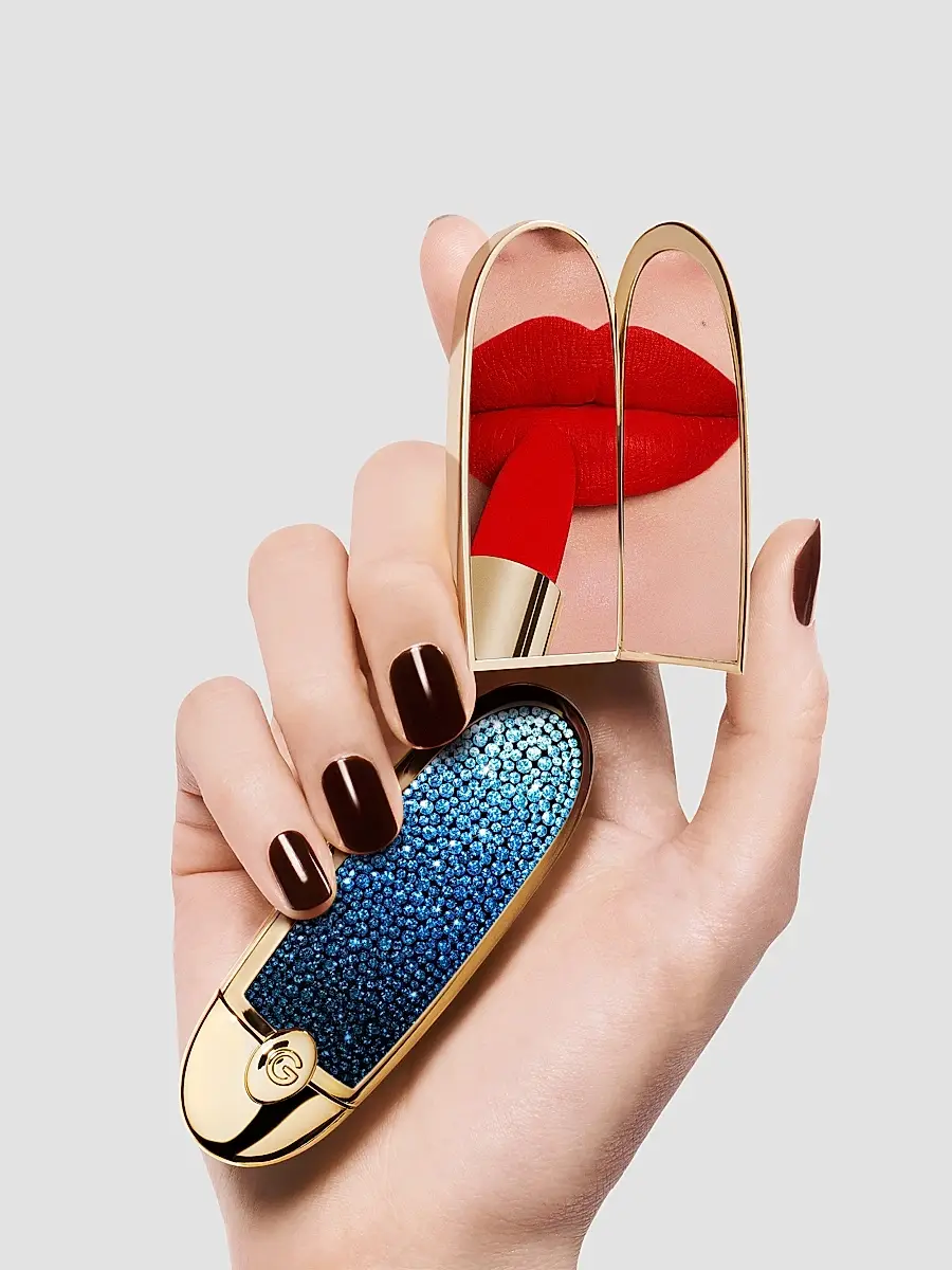 Guerlain L'Heure Bleue Rouge G Customizable Lipstick Case | Thumbnail 3 Guerlain L'Heure Bleue Rouge G Customizable Lipstick Case | Thumbnail 3