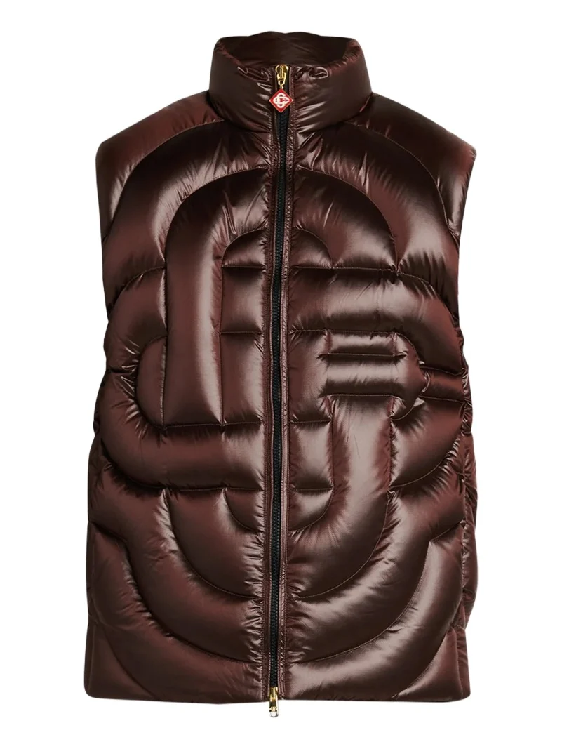 Casablanca Men's Quilted Nylon Puffer Vest