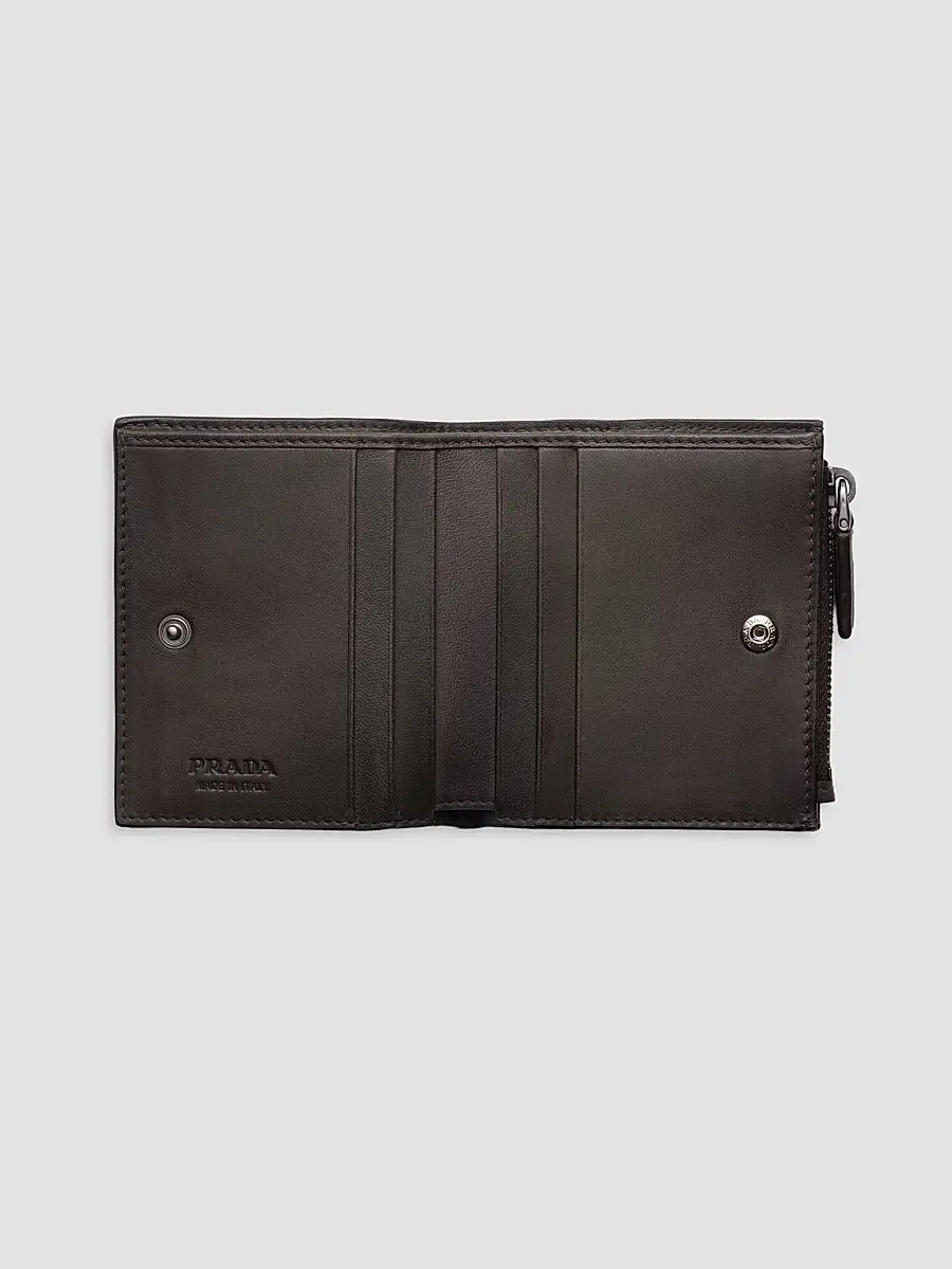Prada Men's Small Leather Wallet | Thumbnail 2 Prada Men's Small Leather Wallet | Thumbnail 2