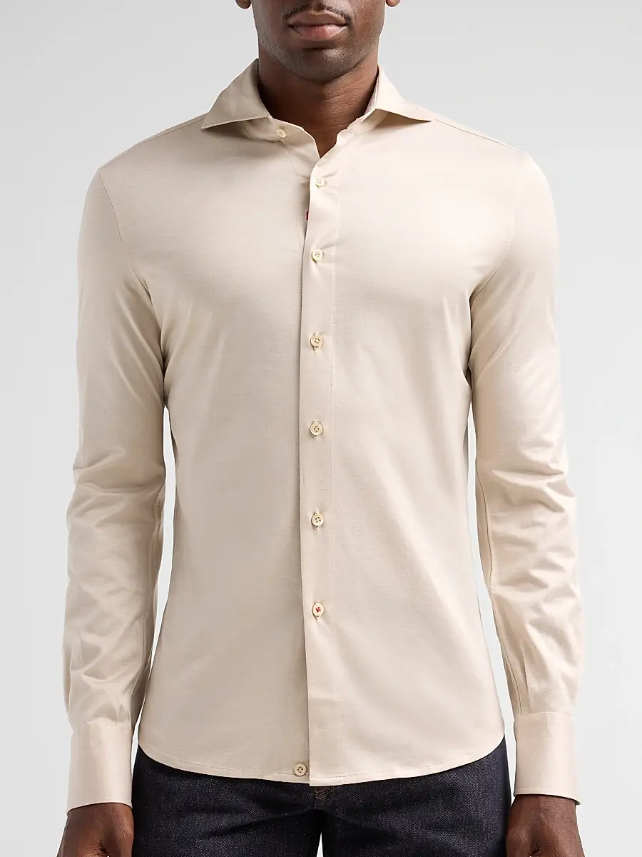 Isaia Men's Jersey Long-Sleeve Shirt | Thumbnail 5 Isaia Men's Jersey Long-Sleeve Shirt | Thumbnail 5