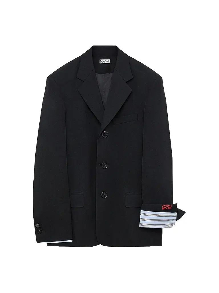 Loewe Women's Wool Single-Breasted Jacket | Image 1 Loewe Women's Wool Single-Breasted Jacket | Image 1