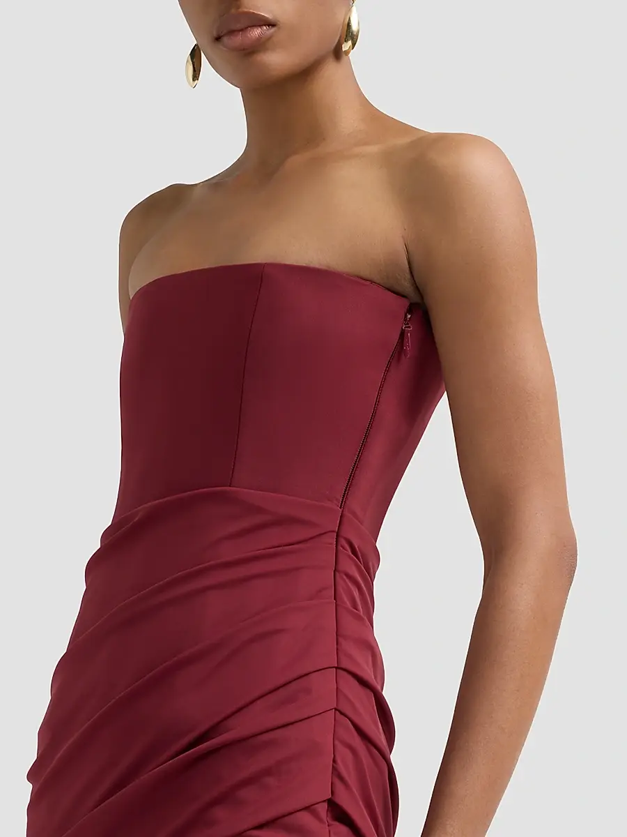 Alex Perry Women's Draped Strapless Sheath Gown | Thumbnail 5