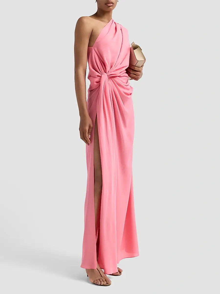 Alex Perry Women's Draped One-Shoulder Gown | Thumbnail 4 Alex Perry Women's Draped One-Shoulder Gown | Thumbnail 4