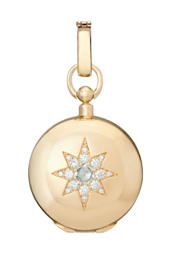 MINED AND FOUND Diamond Direction Decision Coin Locket