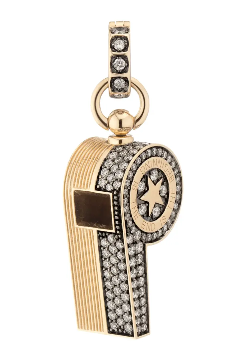 MINED AND FOUND Diamond Continuum Whistle Pendant | Thumbnail 2 MINED AND FOUND Diamond Continuum Whistle Pendant | Thumbnail 2