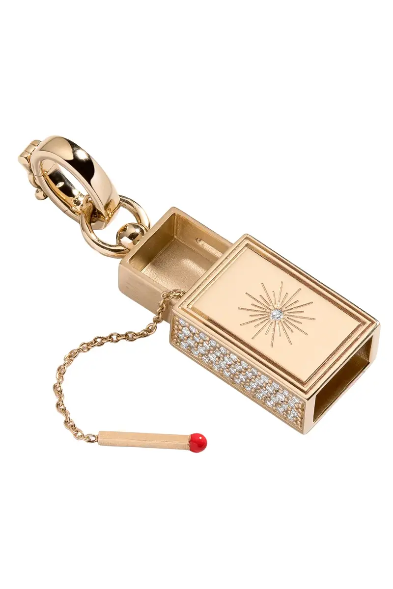 MINED AND FOUND Diamond Hope Matchbox Locket | Thumbnail 2 MINED AND FOUND Diamond Hope Matchbox Locket | Thumbnail 2