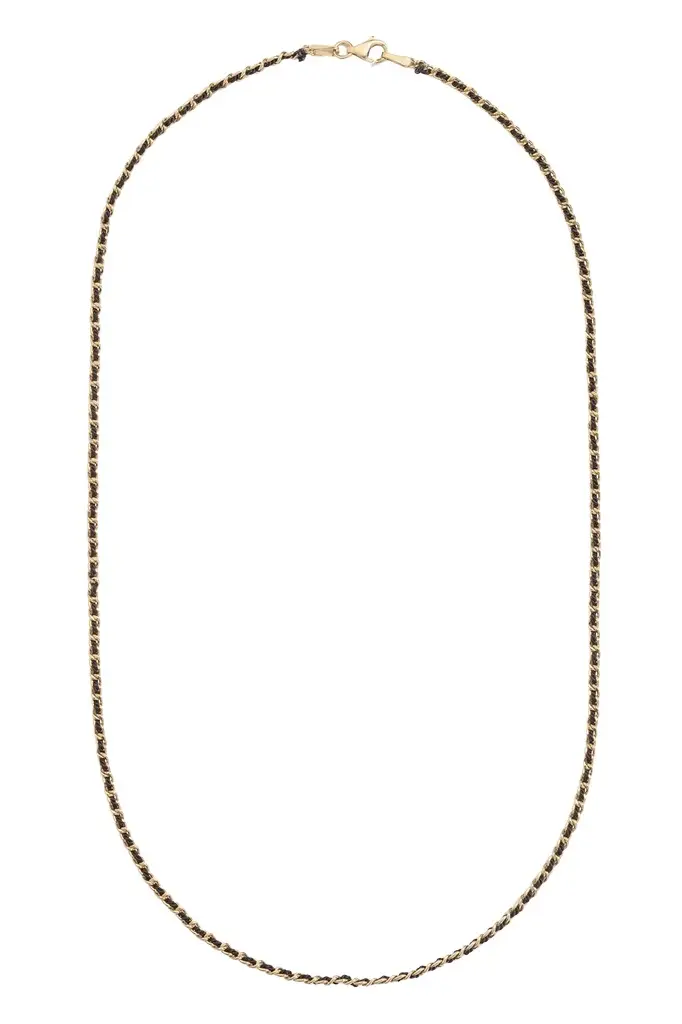 Woven Curb Link Necklace