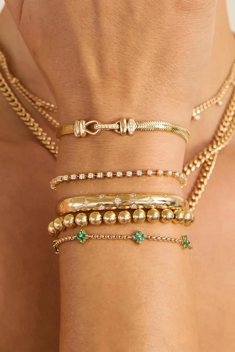 Zoë Chicco Diamond Dash Tennis Bracelet | Thumbnail 4 Zoë Chicco Diamond Dash Tennis Bracelet | Thumbnail 4