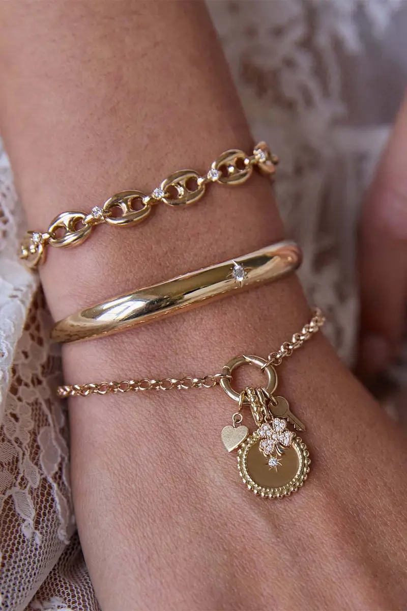 Zoë Chicco Diamond Mariner Link Bracelet | Thumbnail 2 Zoë Chicco Diamond Mariner Link Bracelet | Thumbnail 2