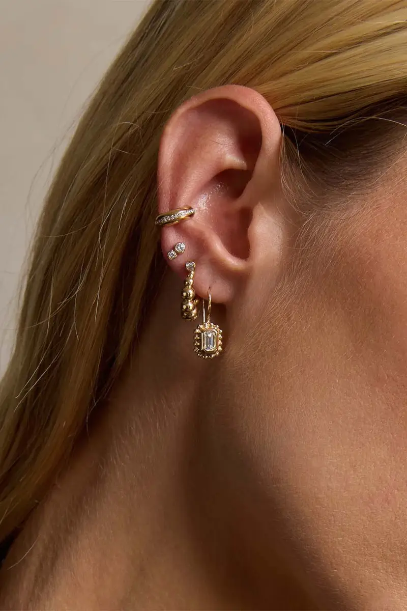 Zoë Chicco Diamond Stud Earrings | Thumbnail 2