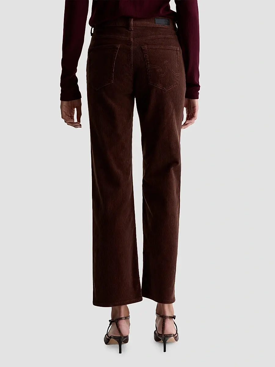 AG Jeans Women's Brinley Stretch Corduroy Straight-Leg Jeans | Thumbnail 3
