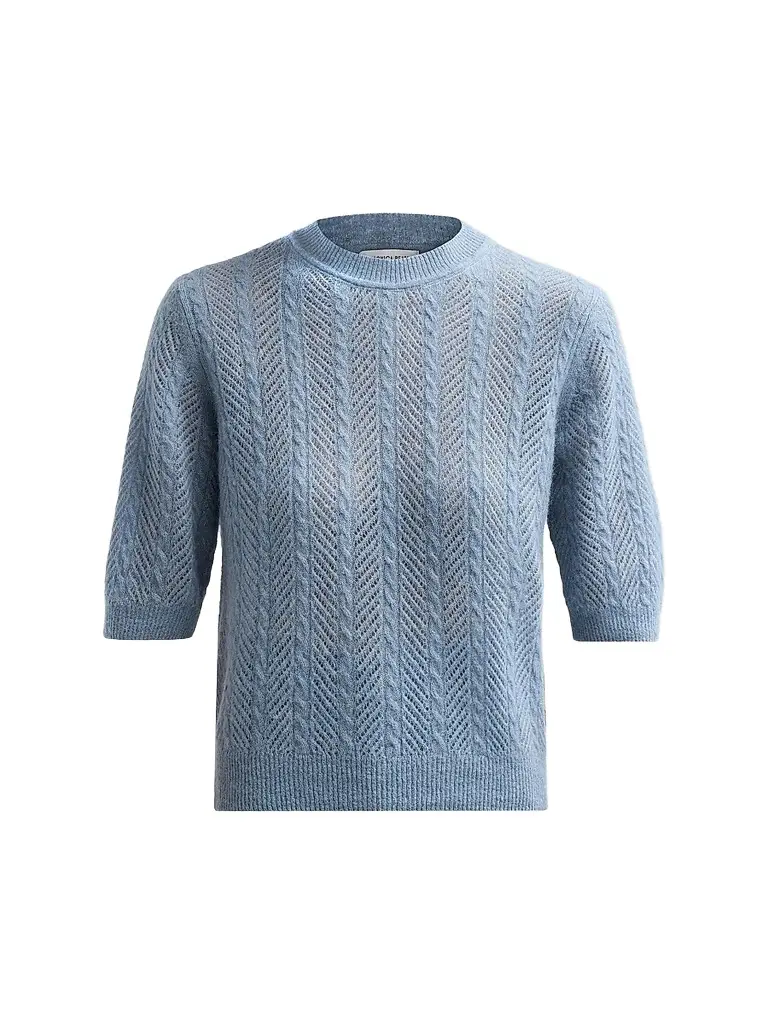 Women's Shana Cable-Knit Crewneck Sweater Women's Shana Cable-Knit Crewneck Sweater
