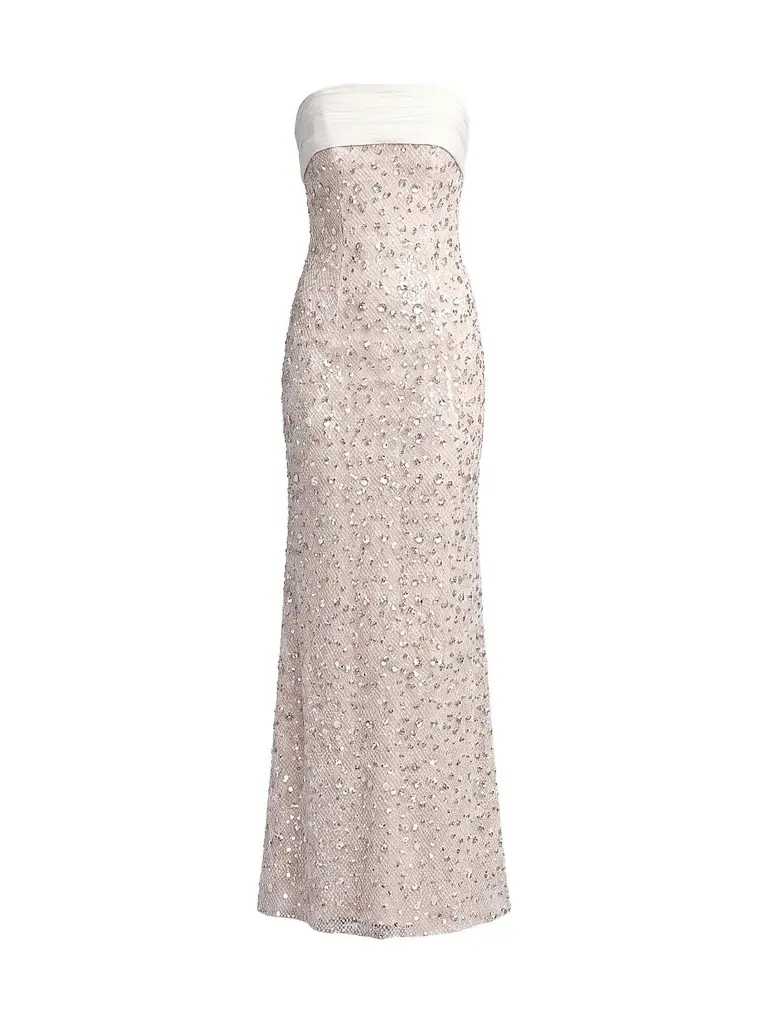 Mac Duggal Women's Embellished Strapless Bow Column Gown