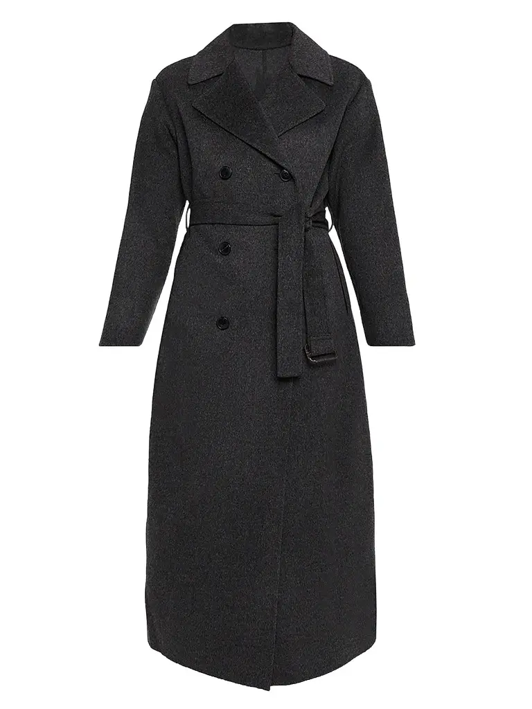 Yves Salomon Women's Belted Wool-Cashmere Trench Coat