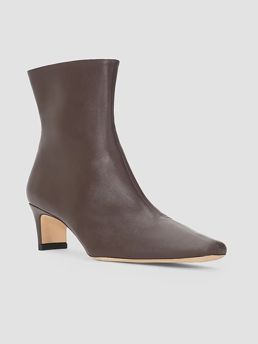 Staud Women's Wally 55MM Leather Ankle Boots | Thumbnail 2 Staud Women's Wally 55MM Leather Ankle Boots | Thumbnail 2