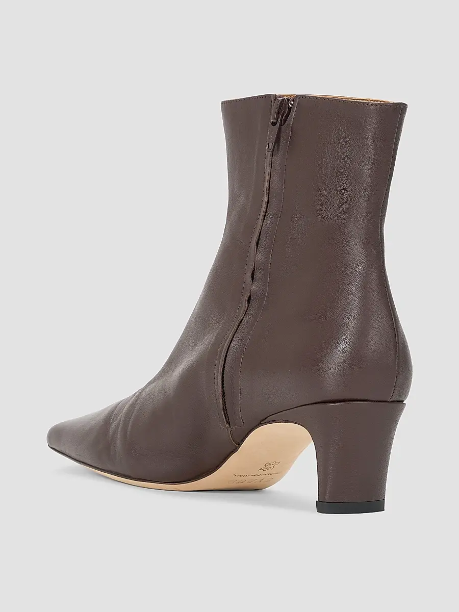 Staud Women's Wally 55MM Leather Ankle Boots | Thumbnail 3 Staud Women's Wally 55MM Leather Ankle Boots | Thumbnail 3