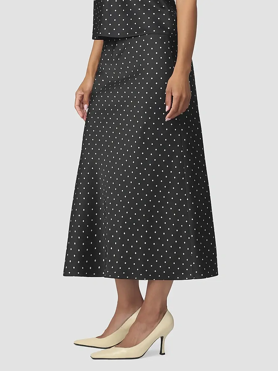 Joe's Jeans Women's Ines Polka Dot A-Line Midi Skirt | Thumbnail 6 Joe's Jeans Women's Ines Polka Dot A-Line Midi Skirt | Thumbnail 6