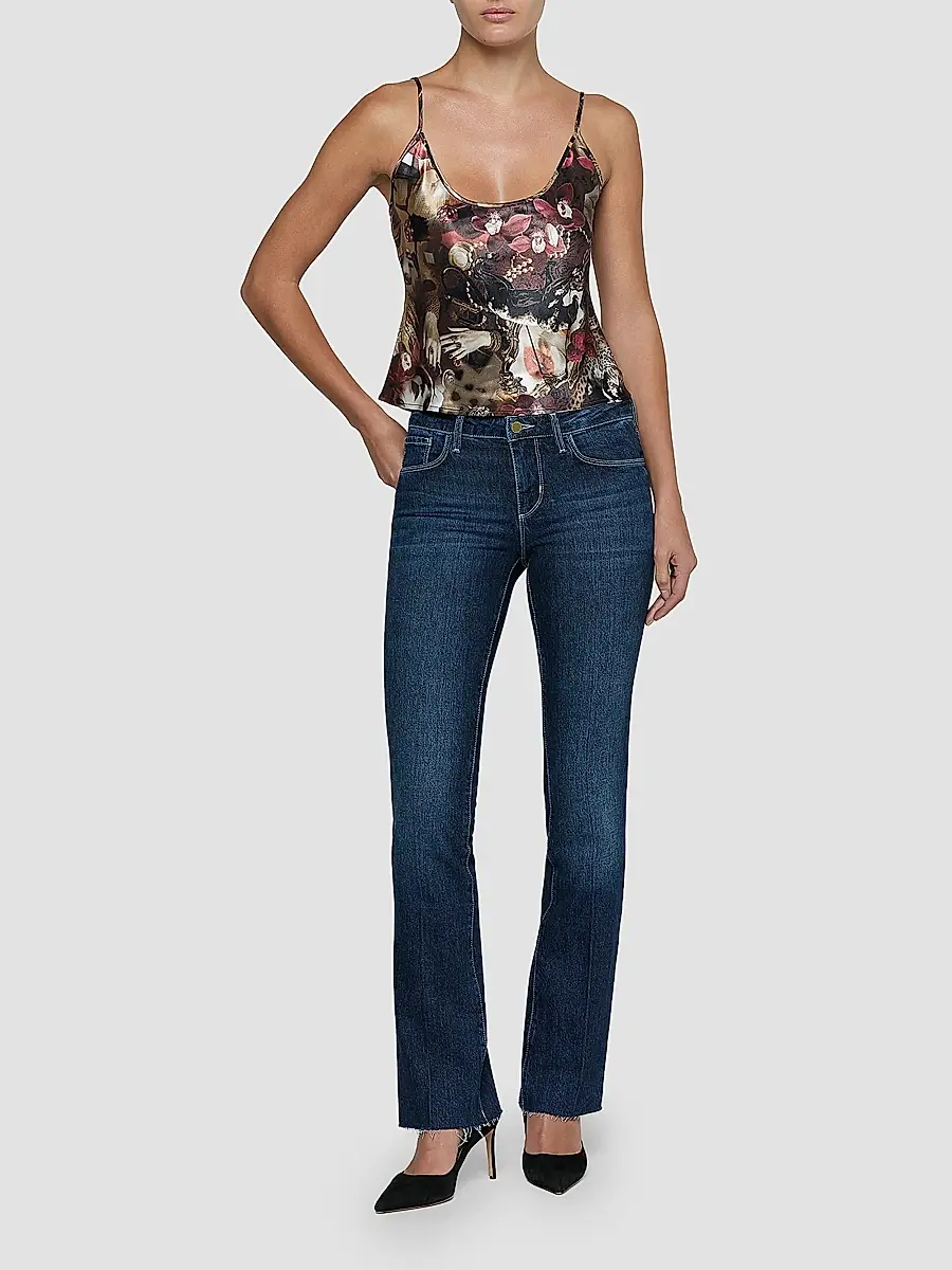 L'Agence Women's Charmy U-Neck Cami Top | Thumbnail 2