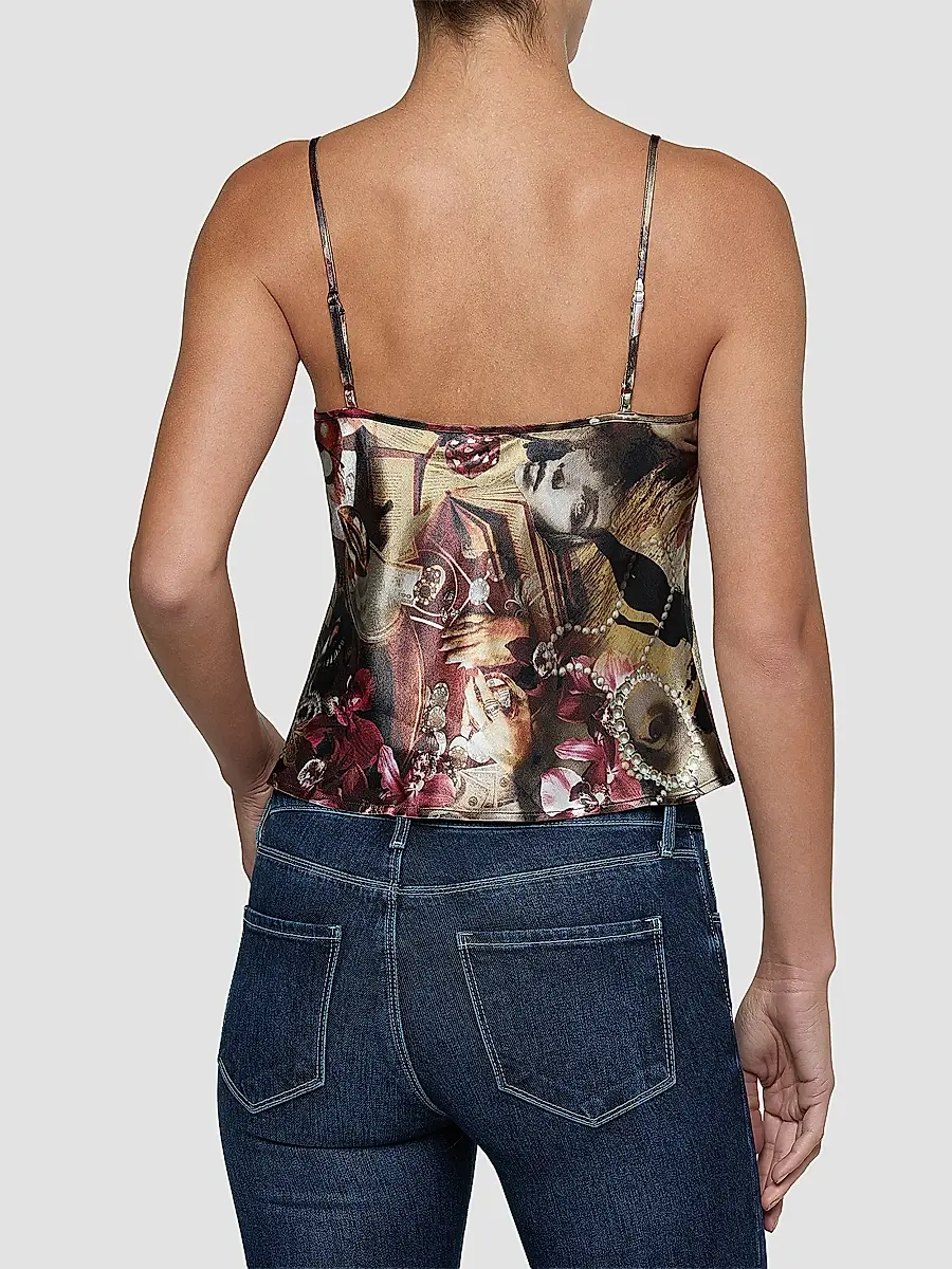 L'Agence Women's Charmy U-Neck Cami Top | Thumbnail 3
