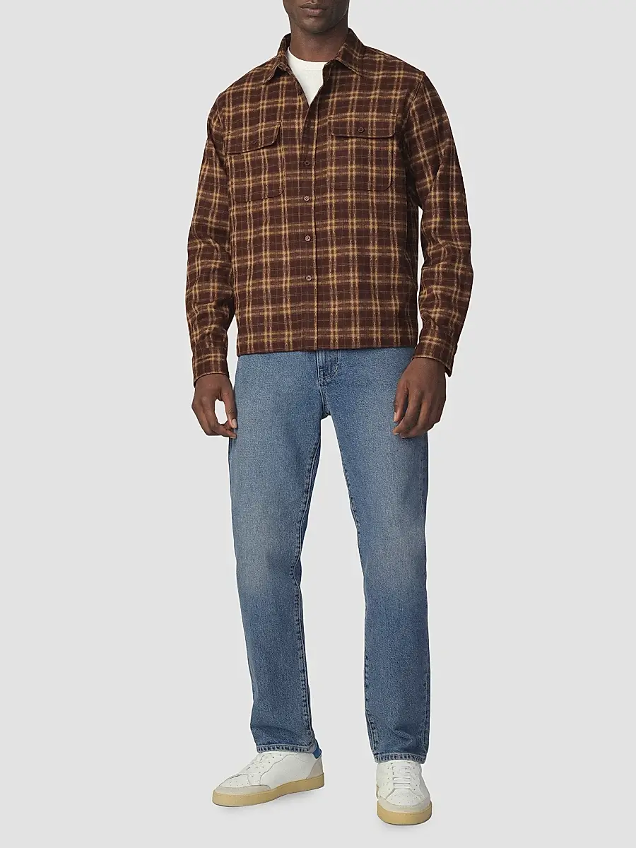 Joe's Jeans Men's Plaid Double Flap Pocket Shirt | Thumbnail 2