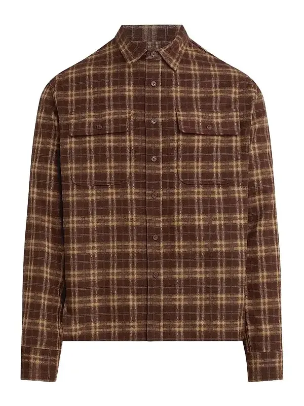 Joe's Jeans Men's Plaid Double Flap Pocket Shirt