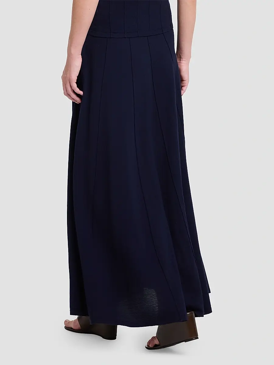TWP Women's Merino Wool A-Line Maxi Skirt | Thumbnail 3