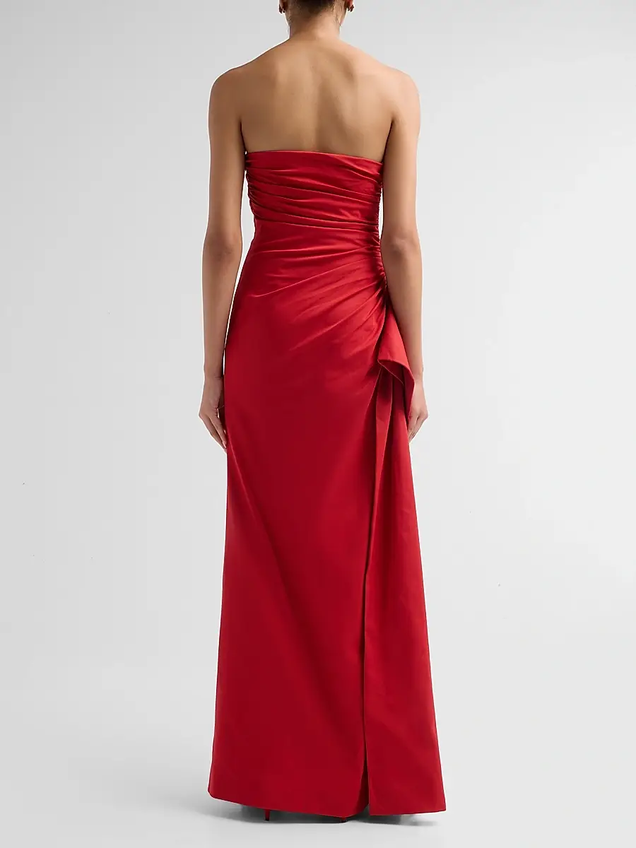 As It May Women's Tiphanie Gathered Faille Gown | Thumbnail 3
