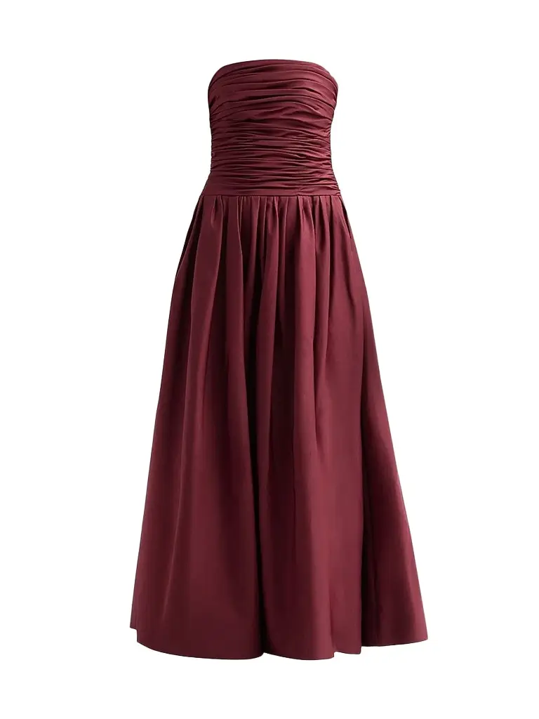 As It May Women's Fayette Ruched Strapless Gown