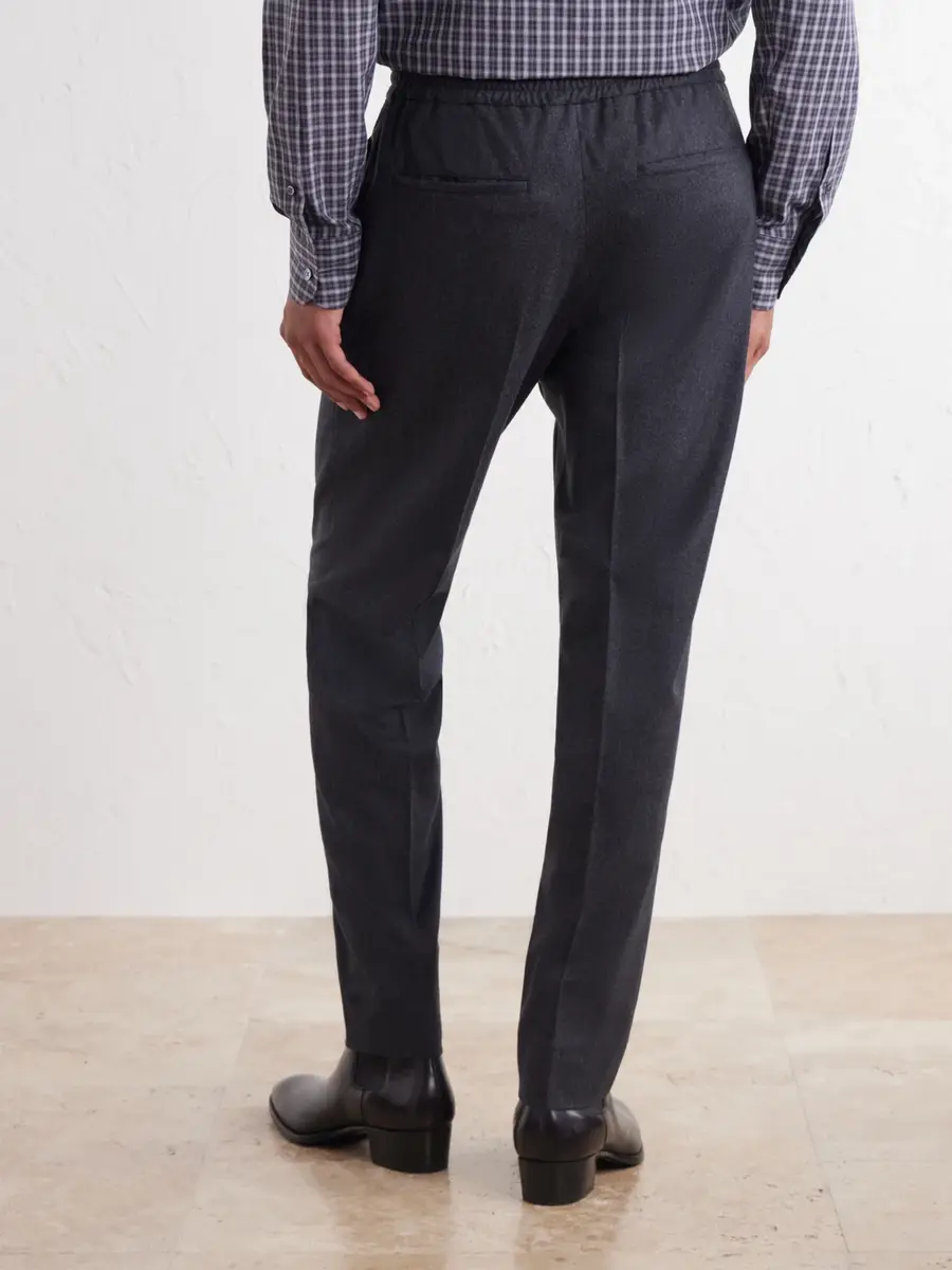 Zegna Straight-Leg Wool, Cashmere and Silk-Blend Trousers - Men | Thumbnail 4 Zegna Straight-Leg Wool, Cashmere and Silk-Blend Trousers - Men | Thumbnail 4