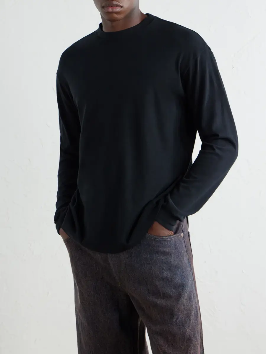 Auralee Cotton-Jersey T-Shirt - Men | Thumbnail 3 Auralee Cotton-Jersey T-Shirt - Men | Thumbnail 3
