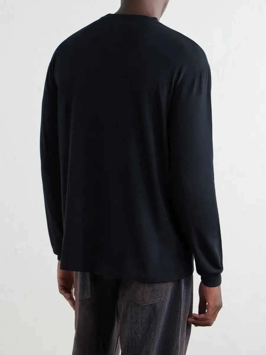 Auralee Cotton-Jersey T-Shirt - Men | Thumbnail 4 Auralee Cotton-Jersey T-Shirt - Men | Thumbnail 4
