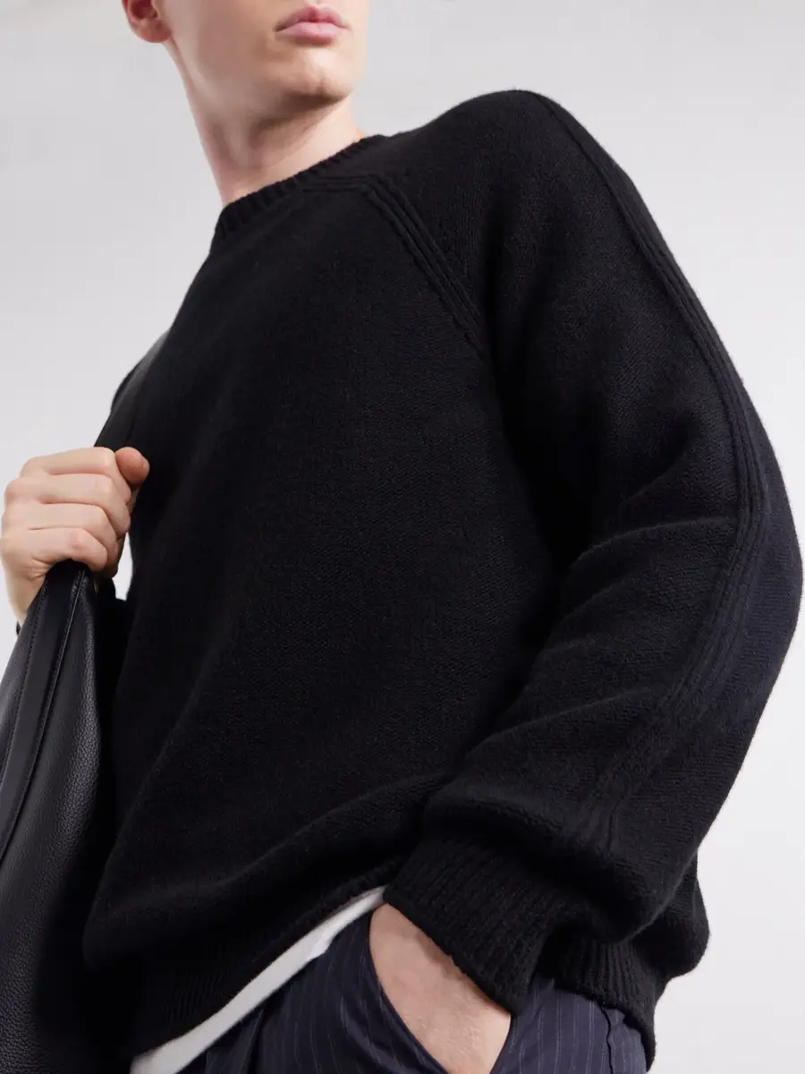 Inis Meáin Wool Sweater - Men | Thumbnail 5 Inis Meáin Wool Sweater - Men | Thumbnail 5