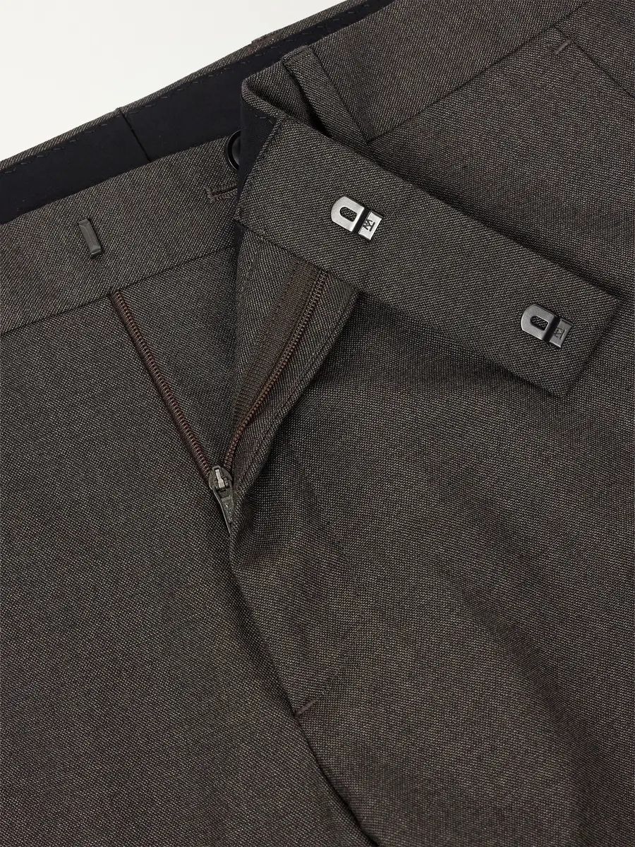 MR P. Luxe Slim-Leg Wool and Silk-Blend Trousers - Men | Thumbnail 6