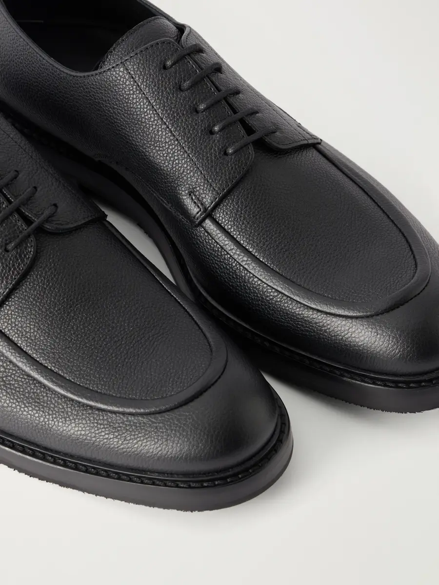 Manolo Blahnik Newbury Full-Grained Leather Derby Shoes - Men | Thumbnail 5 Manolo Blahnik Newbury Full-Grained Leather Derby Shoes - Men | Thumbnail 5