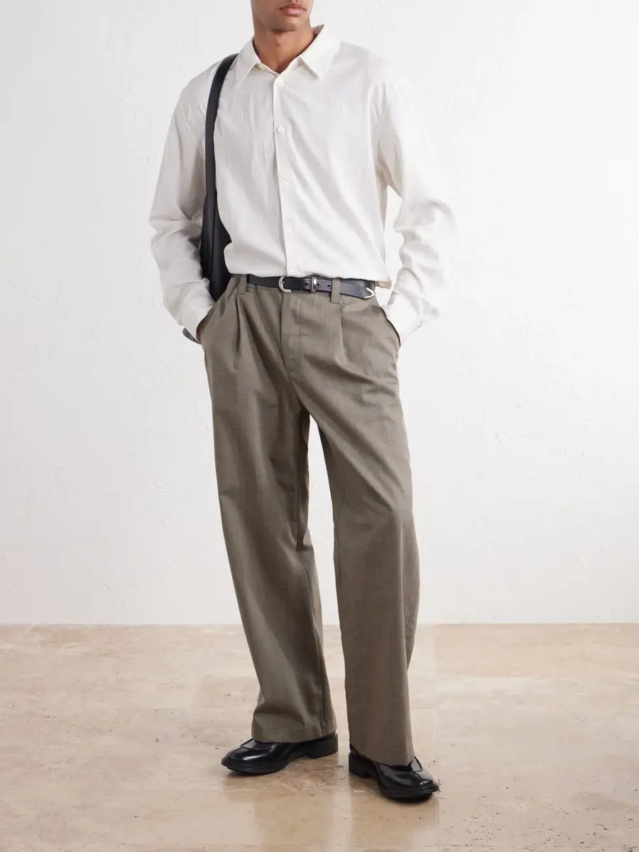 Our Legacy Still Wide-Leg Wool-Blend Chinos - Men | Thumbnail 2 Our Legacy Still Wide-Leg Wool-Blend Chinos - Men | Thumbnail 2