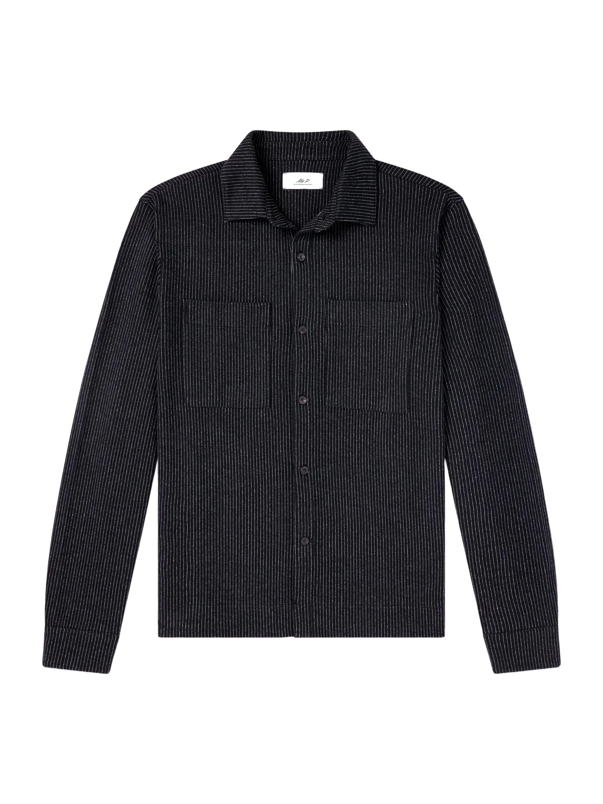 MR P. Pinstriped Cotton-Blend Jersey Shirt - Men