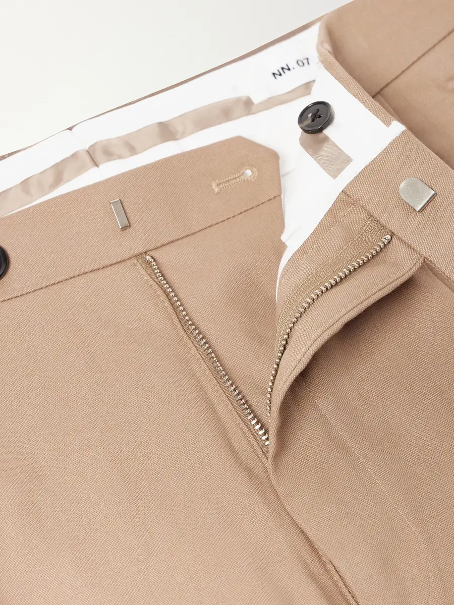 NN07 Robin 10076 Straight-Leg Organic Stretch-Cotton Dobby Trousers - Men | Thumbnail 6 NN07 Robin 10076 Straight-Leg Organic Stretch-Cotton Dobby Trousers - Men | Thumbnail 6
