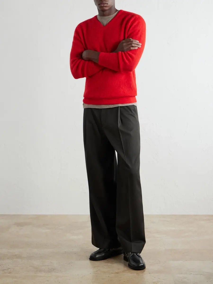 Auralee Alpaca-Blend Sweater - Men | Thumbnail 2 Auralee Alpaca-Blend Sweater - Men | Thumbnail 2
