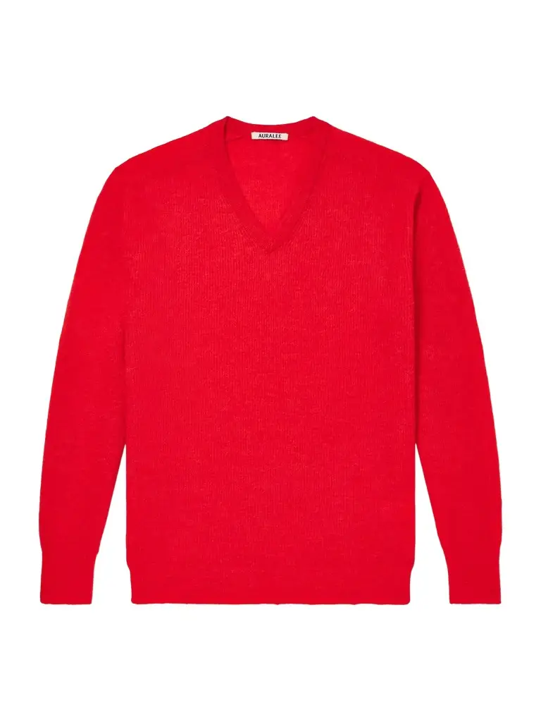 Auralee Alpaca-Blend Sweater - Men | Image 1 Auralee Alpaca-Blend Sweater - Men | Image 1