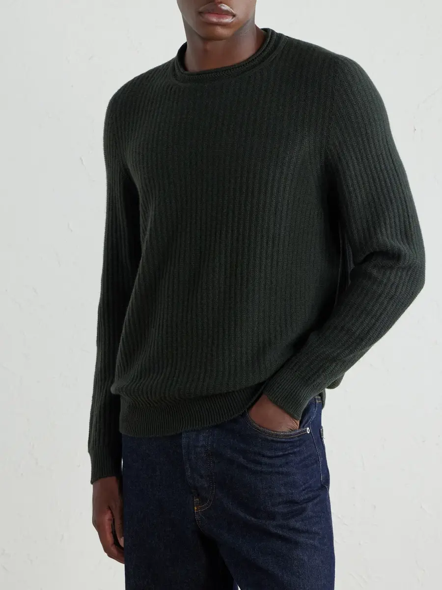 Inis Meáin Merino Wool and Cashmere-Blend Sweater - Men | Thumbnail 3 Inis Meáin Merino Wool and Cashmere-Blend Sweater - Men | Thumbnail 3