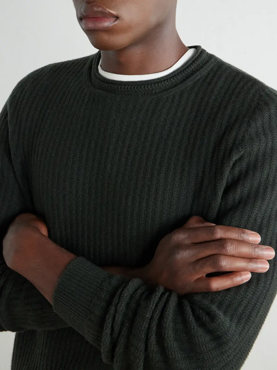 Inis Meáin Merino Wool and Cashmere-Blend Sweater - Men | Thumbnail 5 Inis Meáin Merino Wool and Cashmere-Blend Sweater - Men | Thumbnail 5