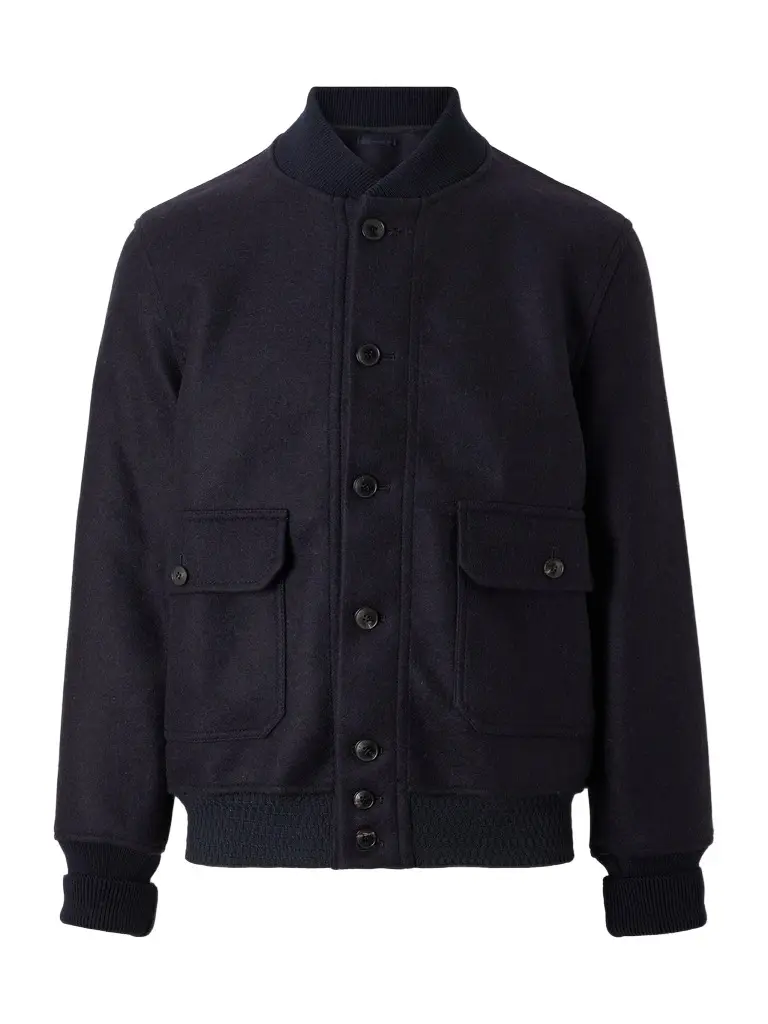 Fortela Cruiser Wool Bomber Jacket - Men