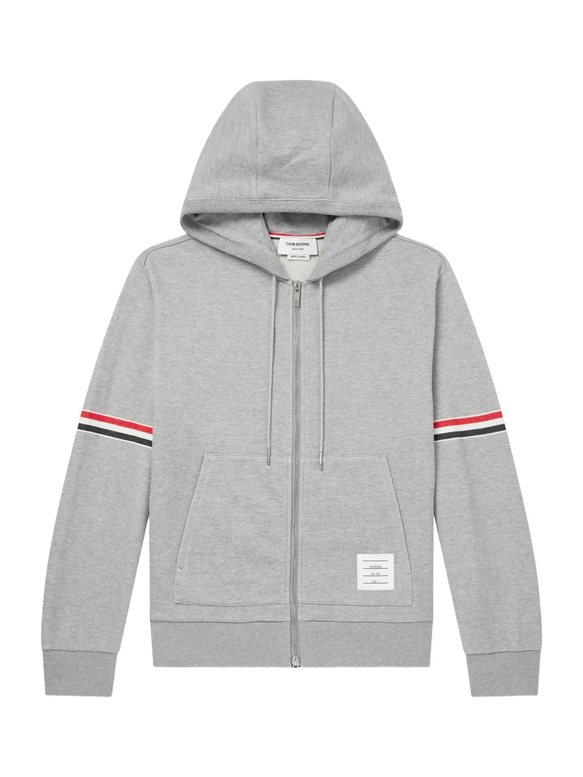 Thom Browne Cotton-Piqué Zip-Up Hoodie - Men