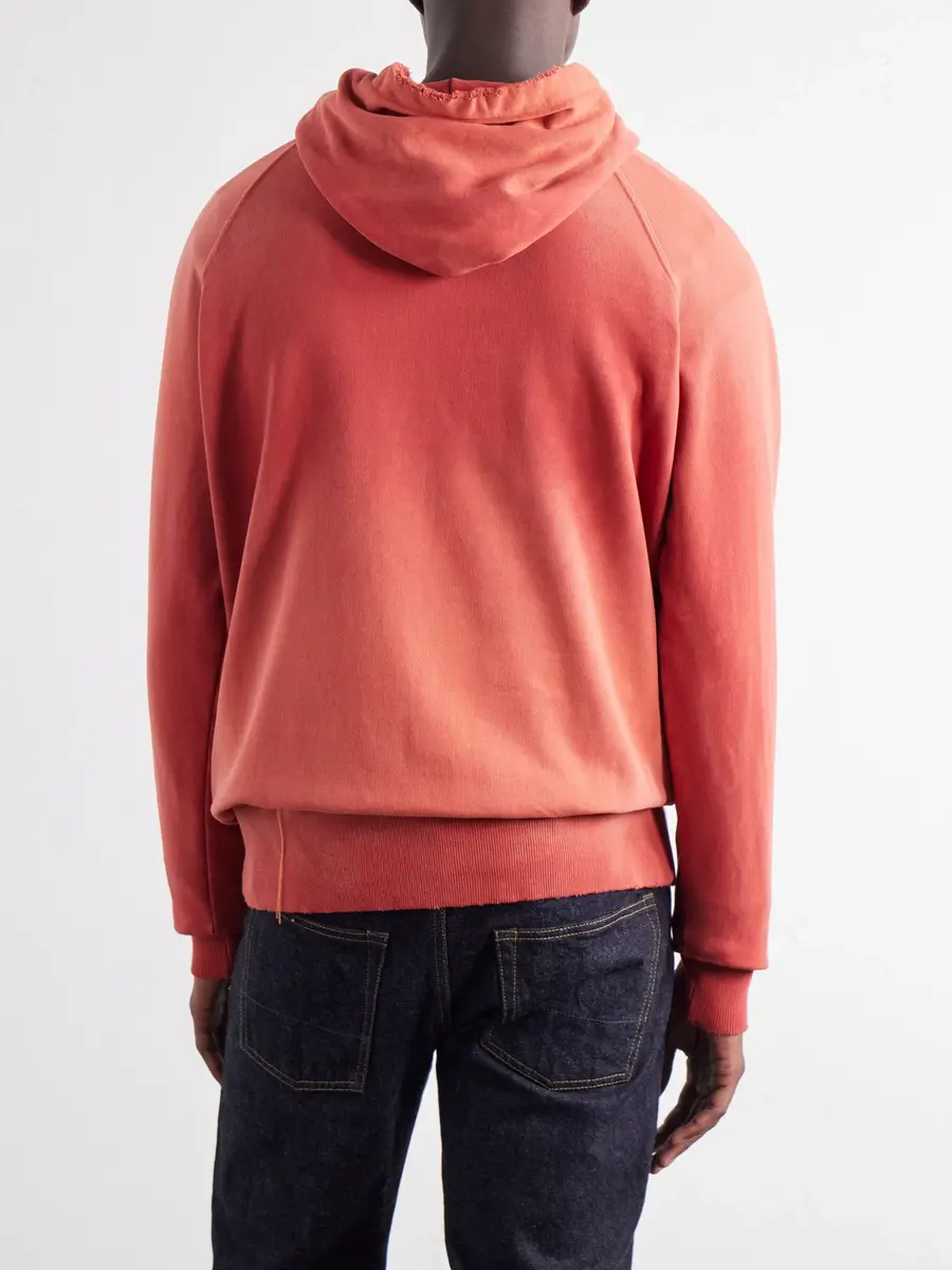Fortela Vintagehood Cotton-Jersey Hoodie - Men | Thumbnail 4