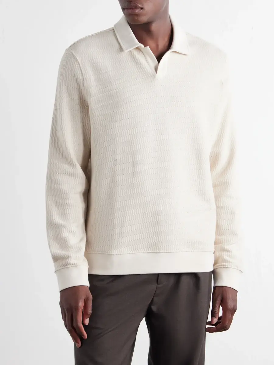 MR P. Cotton Polo Sweater - Men | Thumbnail 3 MR P. Cotton Polo Sweater - Men | Thumbnail 3