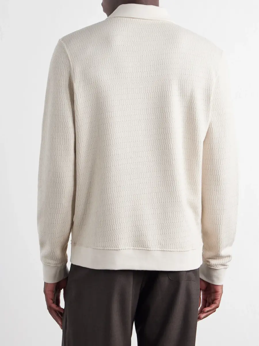 MR P. Cotton Polo Sweater - Men | Thumbnail 4 MR P. Cotton Polo Sweater - Men | Thumbnail 4